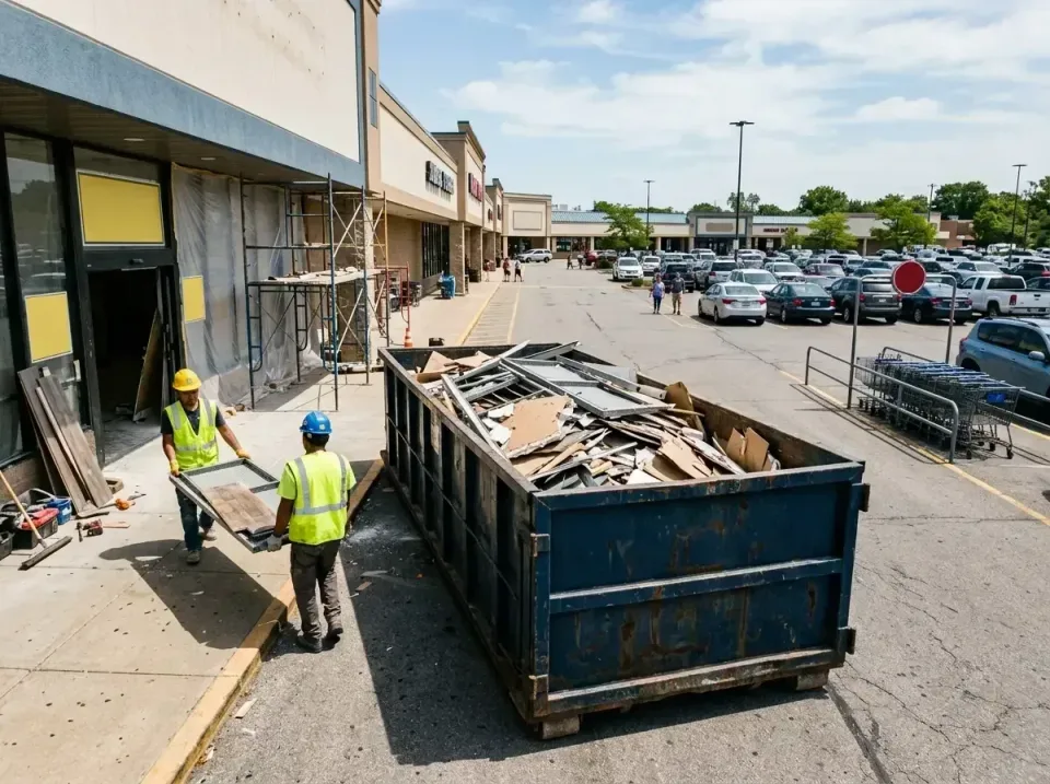 retail-store-renovation-debris-003 — frequently asked questions, Roll-off Dumpster Rentals in Sherman, IL